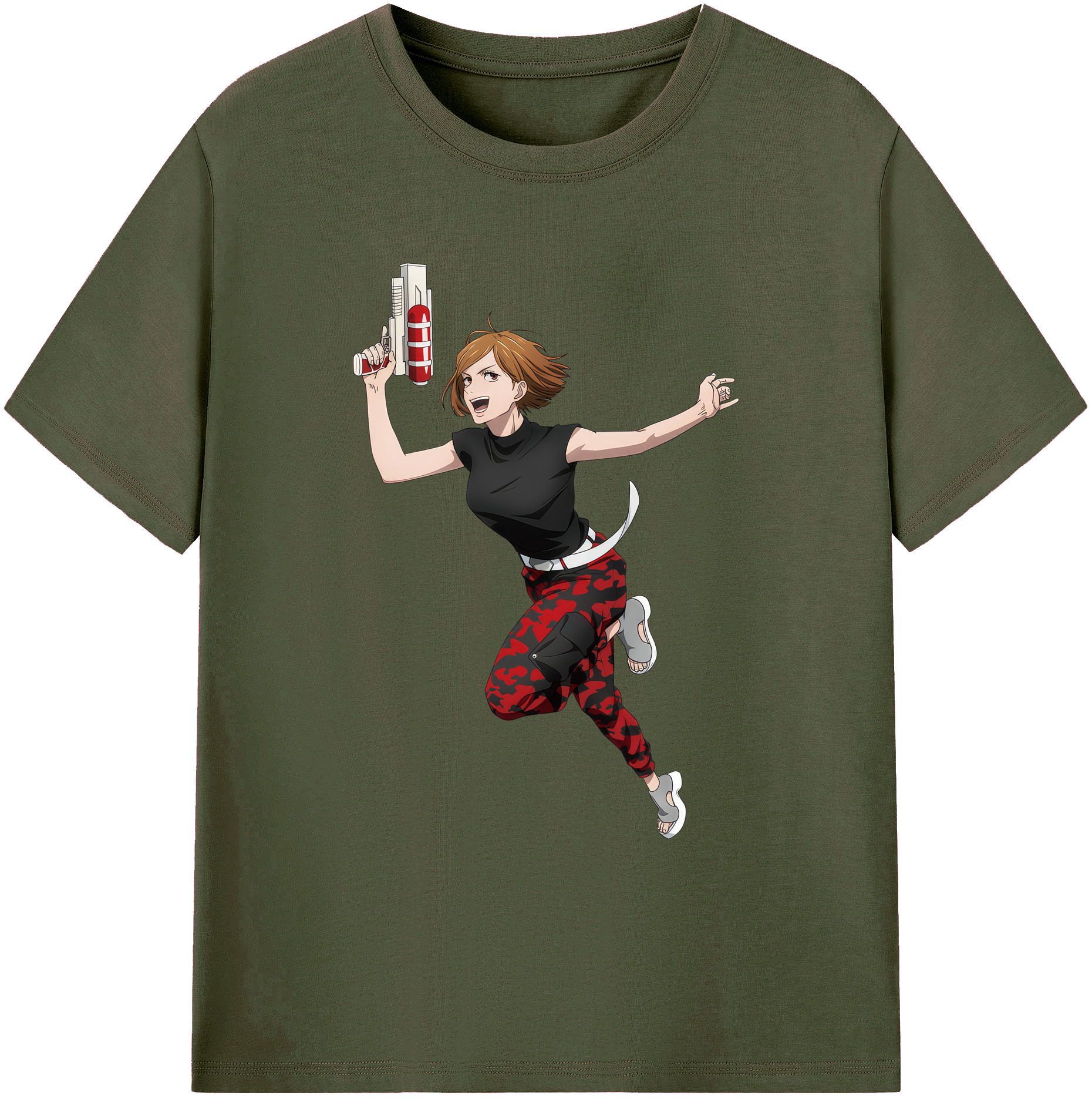 （画像用） 呪術廻戦 Jujutsu Kaisen 綿100％ メンズ半袖Tシャツ｜肌触りやわらか＆通気性
